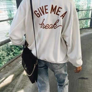 Zara white bomber sz M worn twice